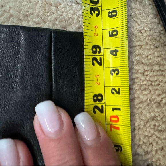 Danier Vintage Leather Black Bootcut Pants Size 4 - Picture 8 of 8